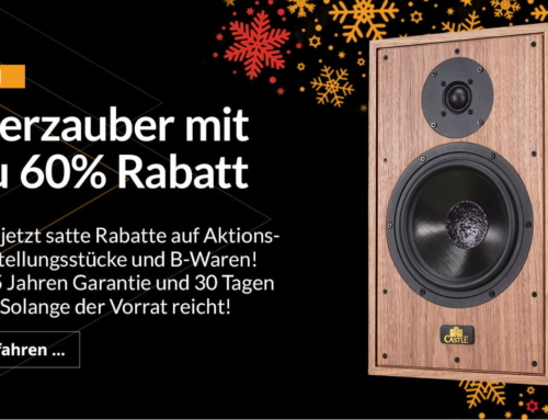 „Winterzauber“ mit bis zu 60% Rabatt! Schneegestöber in unserem HiFi Outlet