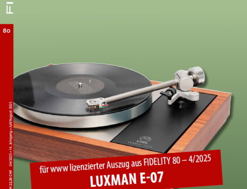 Fließende Akzente: Der Luxman E-07 Phono-Vorverstärker im FIDELITY Test